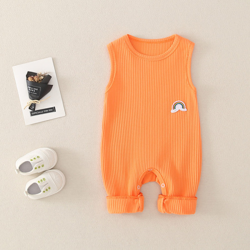 Strictly selected baby summer crawler suit, baby summer one-piece suit, pure cotton tunic top, outdoor clothes, one piece per order