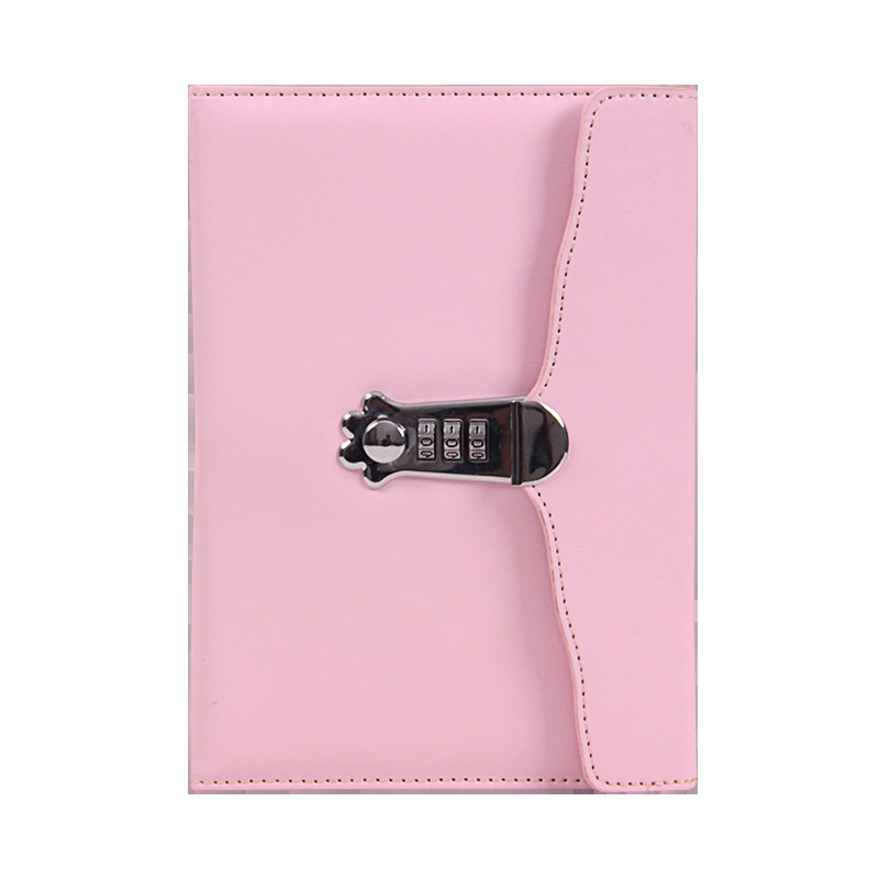 Boyao diario con cerradura contraseña libro grueso A5 Xiaoqing principiante cuenta libro estudiante Notebook Bloc de notas