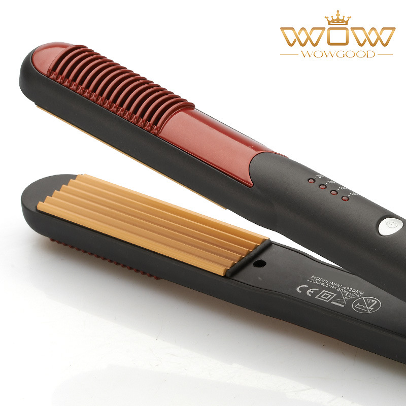 Plancha cerámica para barba y cabello tipo maíz