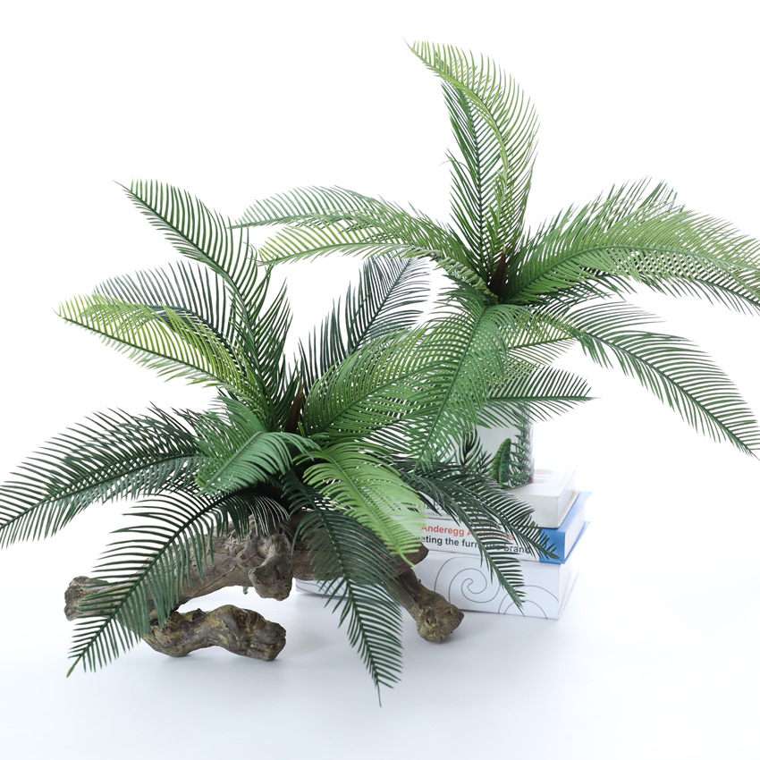 仿真植物塑料花铁树 假花家居装饰巴西苏铁 凤尾蕉景观布置 蕨类