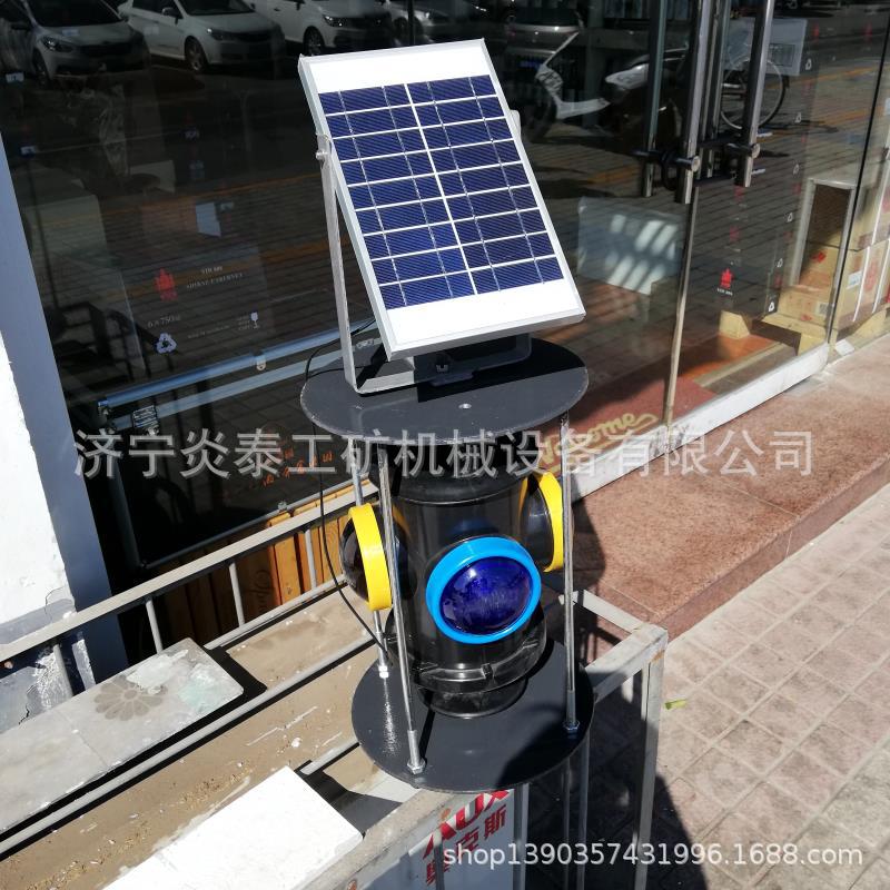 YT12太阳能转辙信号灯太阳能铁路道岔指示灯扳道器标志信号牌插电