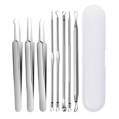 廠家直供粉刺針不鏽鋼雙頭暗瘡粉刺針擠痘挑痘痘用針美妝工具