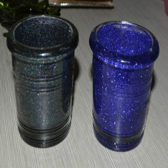 Factory Direct supply 1/96 0.3mm hexagonal square Brown glitter powder gold and silver powder glitter powder