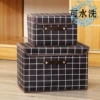 Black-check group (washable)
