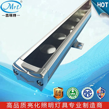 LED大功率单色RGB广告牌建筑轮廓墙面投射线条轮廓洗墙灯24W