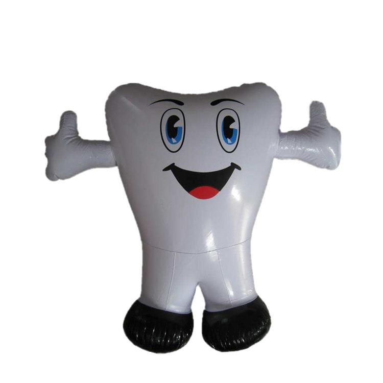 2025夏季仿真牙齿气模高频热合充气模型广告促销器材空气填充设计