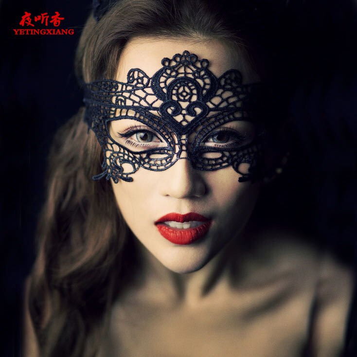 Nightclub Queen Party Sexy Lingerie Set Lace Hollow Eye Mask Princess Cat Factory Outlet
