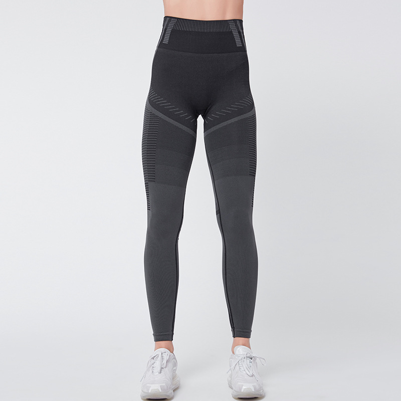 Europa y los Estados Unidos venden hotwish pantalones deportivos de yoga para correr, cintura alta para elevar las caderas, pantalones elásticos de secado rápido