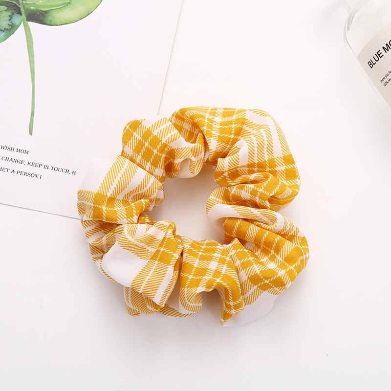 Sueño de la muchacha sirena Ji malla intestino grueso banda de goma banda de pelo cuerda de pelo accesorios para el cabello simple lindo Hada Mori tocado