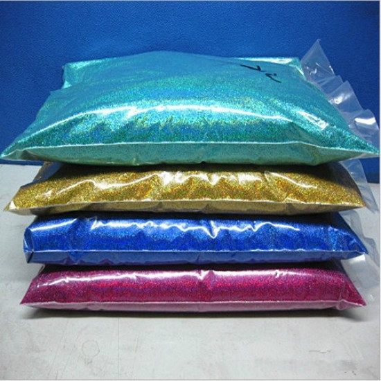 Factory Direct supply four-corner hexagonal strip round silver laser powder laser flash powder glitter powder glitter powder