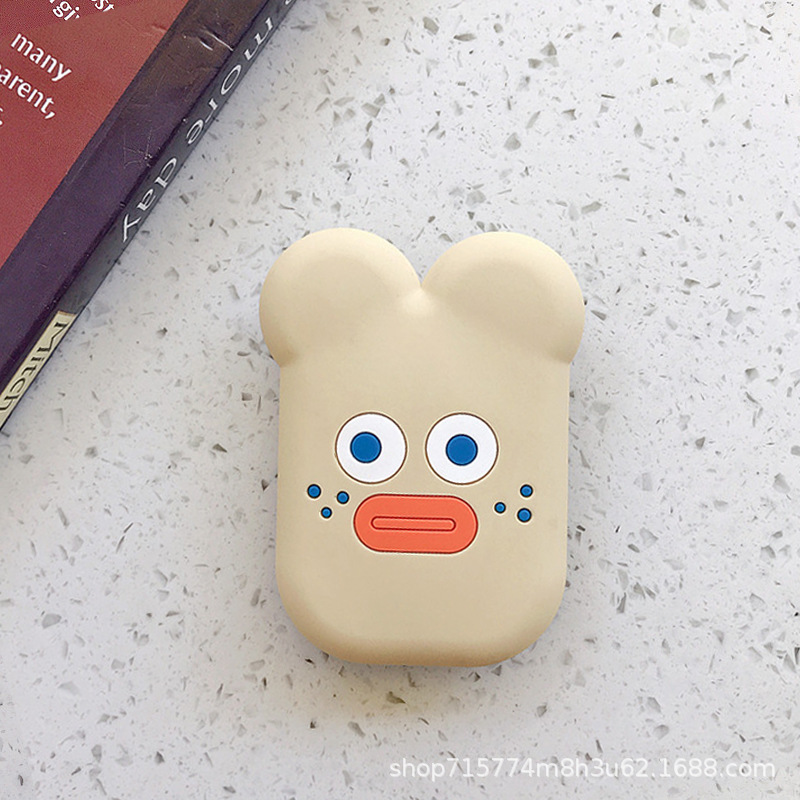 Dibujos animados lindo creativo de silicona teléfono móvil airbag soporte perezoso anillo de silicona retráctil hebilla logo al por mayor