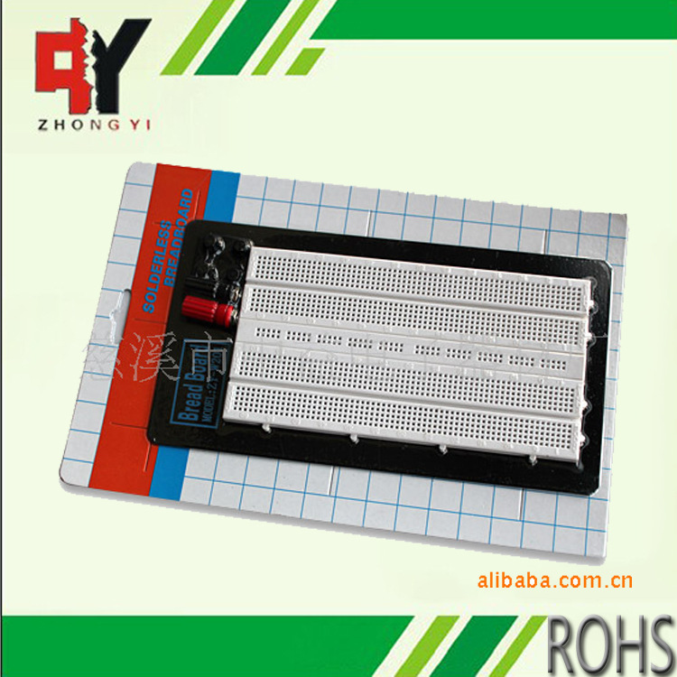 无焊面包板 1480孔接线端子实验台 电路线路版ZY-W201 厂家批发