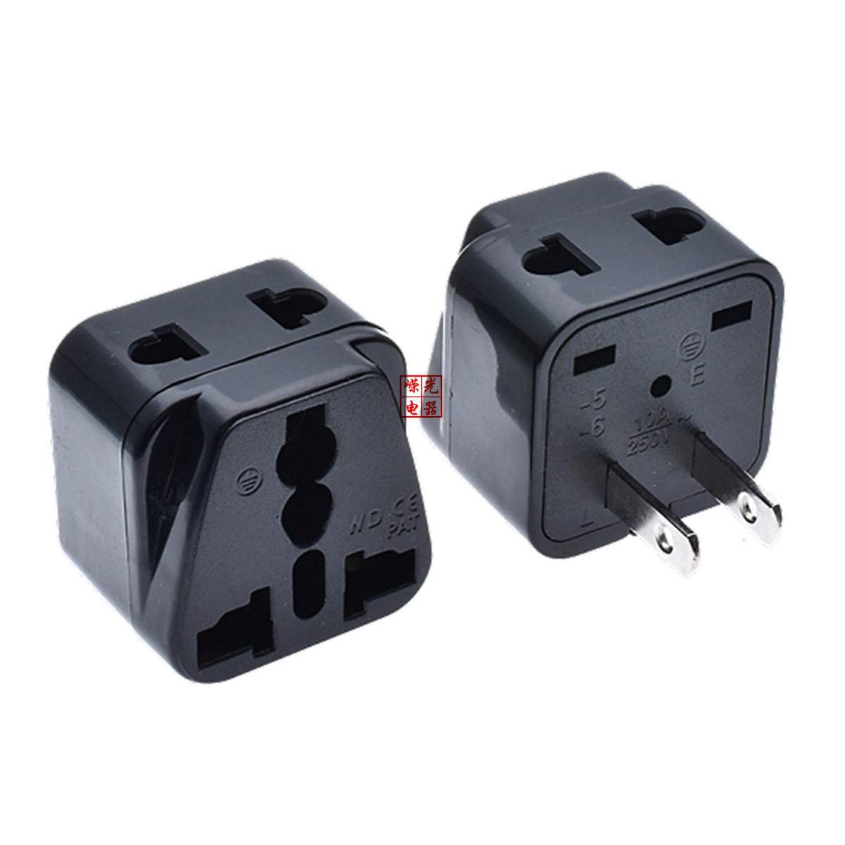 WDI-6 中日美转换插座日本转换器一转二泰国插头美规日式一出二