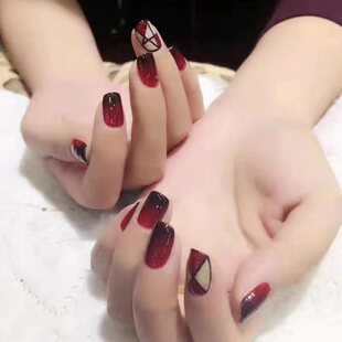 24Ƭ�̿�Νu׃�ڼt�D�μ�ָ�����׳�ƷPress on nails