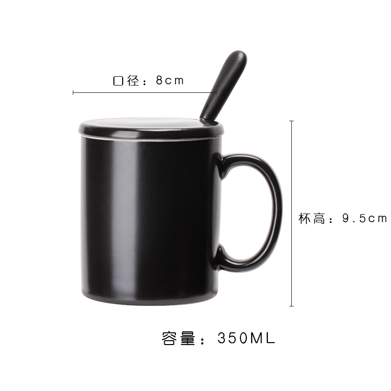 Taza de marca clásica Taza de cerámica Taza de café Taza de impresión de agua LOGO grabado