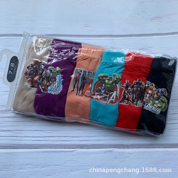 Spider-Man Six-style children's cartoon underwear SPIDER-Man…
