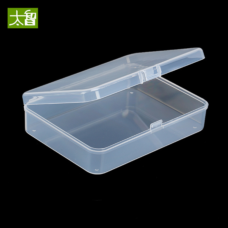 Gran cantidad de en stock caja de plástico transparente de alta calidad rectangular transfronterizo hisopo de algodón universal caja de plástico caja de almacenamiento