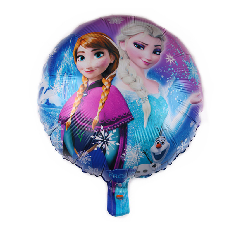 Round cartoon children's balloon heart shaped