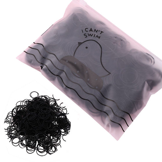 100 3cm nylon children do not hurt hair rubber band head rope girls Baby Color rubber band hair rope hair accessories