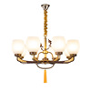 Creative ceiling lamp for living room, modern retro glossy lights for country house, Chinese style