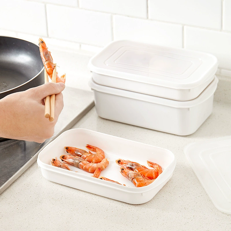 Refrigerator storage box Kitchen seal box Grain sealed fresh box Noodle fresh pot Dumpling box Multifunctional