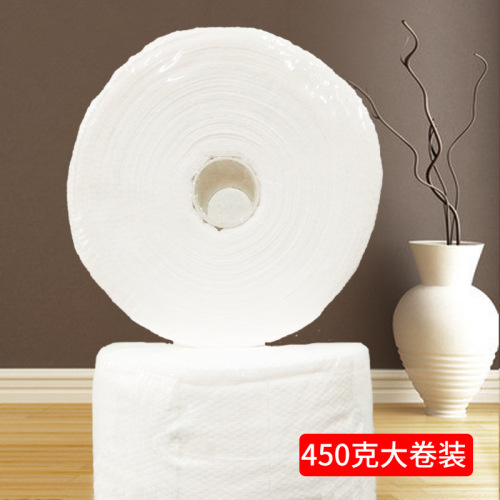 Face wash towel factory wholesale pure cotton large roll non-woven cotton soft towel beauty salon disposable cleansing towel dry and wet