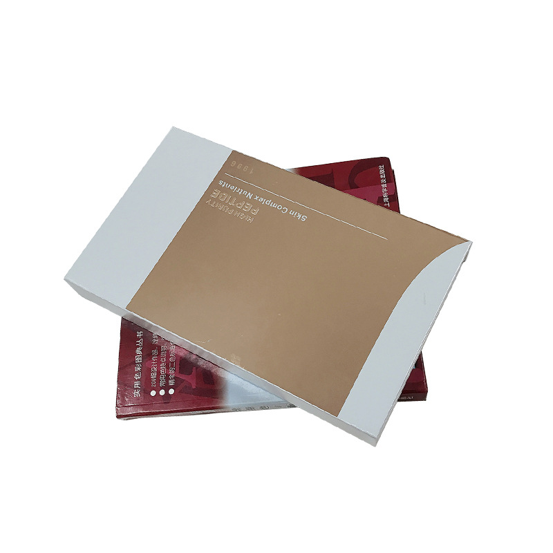 Facial Mask Freeze-Dried Powder Cosmetic Packaging Box Health Care Product Book Box Printing Essential Oil Skin Care Product Outer Packaging Paper Box