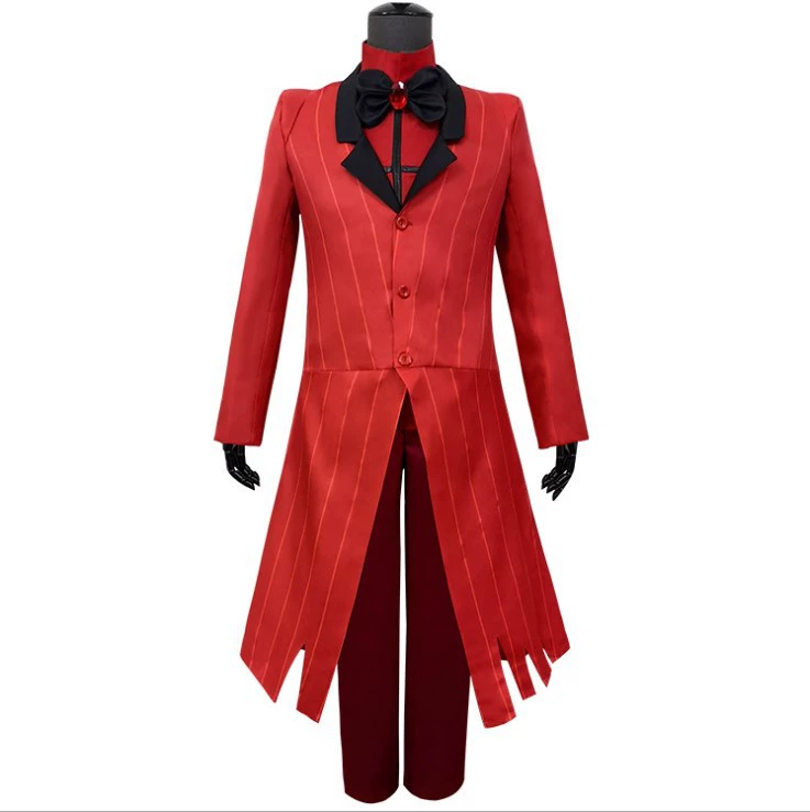 Костюм для косплея женщины — персонажи Helluva Boss (Alastor, Angel Dust, Vaggie) комплекты S–XXXL