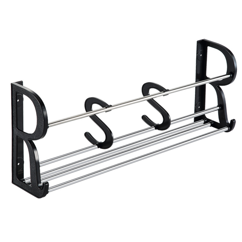 Estante para Zapatos Adhesivo para Puerta, sin Taladro, para Baño, Hogar, Venta al por Mayor Directa de Fábrica