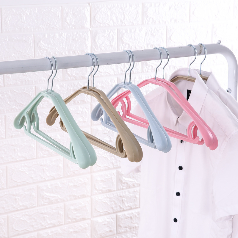 Cintre de vêtements ménagers cintre en plastique large épaule sans couture vêtements séchage soutien anti-épaule coin armoire manteau dédié manteau