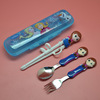 Disney, children's chopsticks for training, tableware, set, “Frozen”, 4 pieces