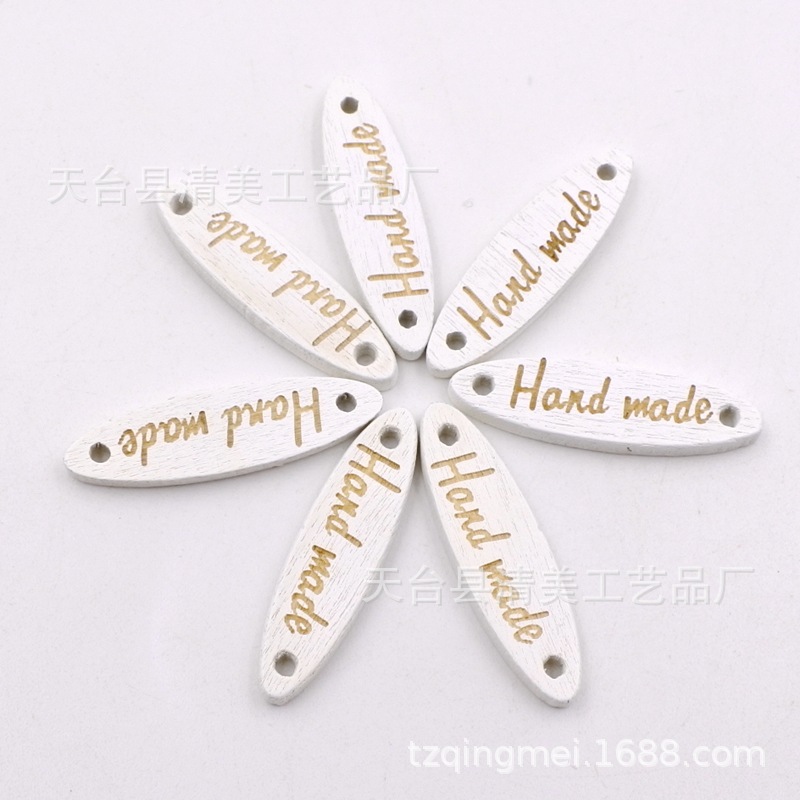 Señalización de punta ovalada blanca Escultura láser blanca Señalización hand made 20 piezas por paquete