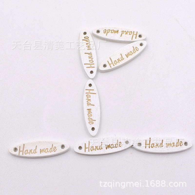 Señalización de punta ovalada blanca Escultura láser blanca Señalización hand made 20 piezas por paquete