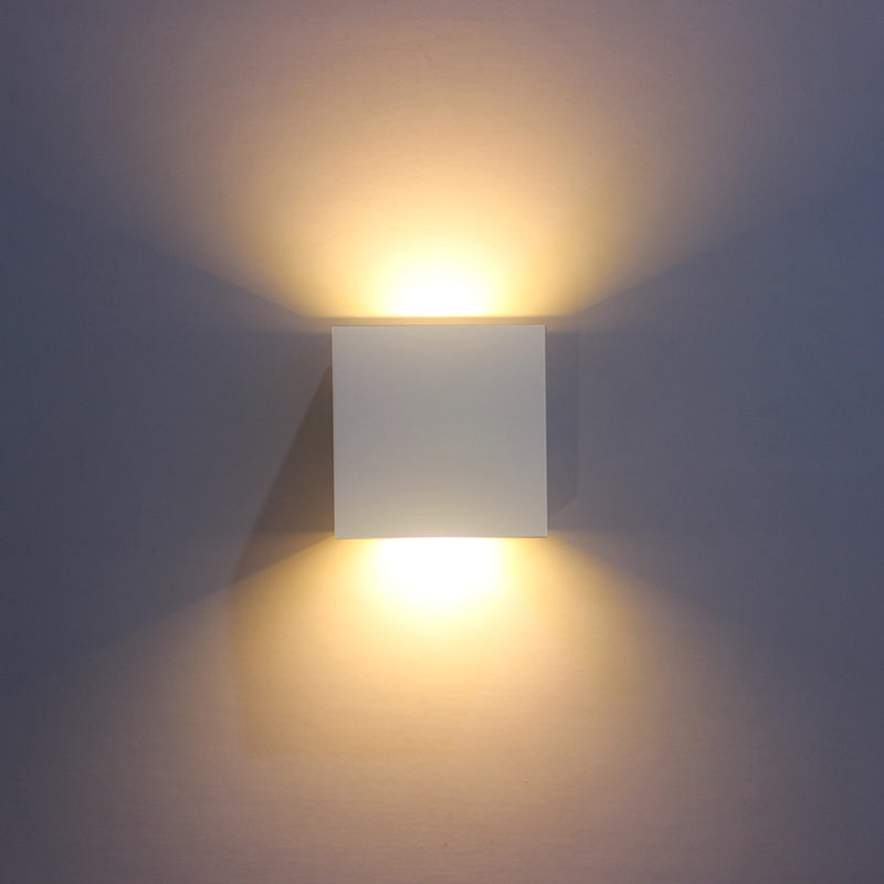 LED travel wall sconce for corridor
