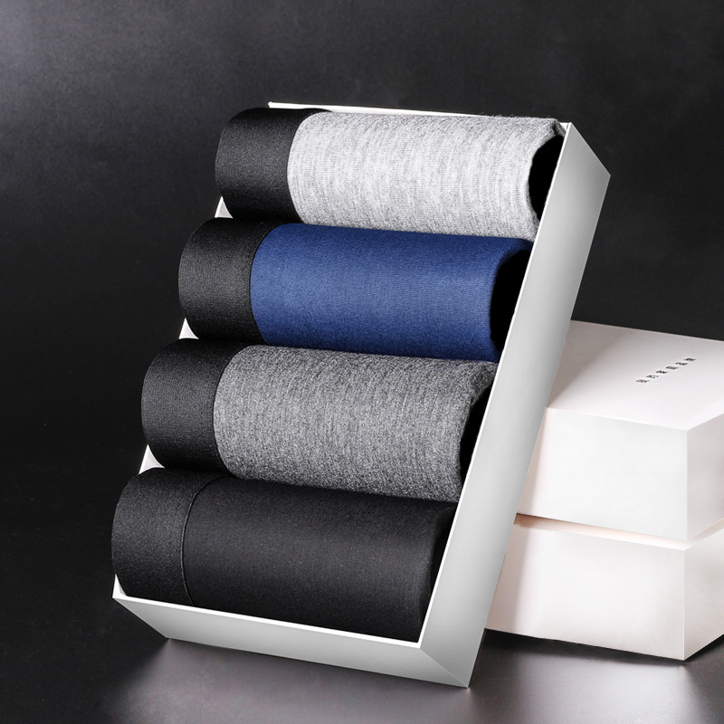4 Pack Men's Underwear Men's Wholesale Sexy Men's Boxers Mid-Waist Breathable Four-Corner Bottom Pants Youth Shorts Head 4 Pack Men's Underwear Men's Wholesale Sexy Men's Boxers Mid-Waist Breathable Four-Corner Bottom Pants Youth Shorts Head
