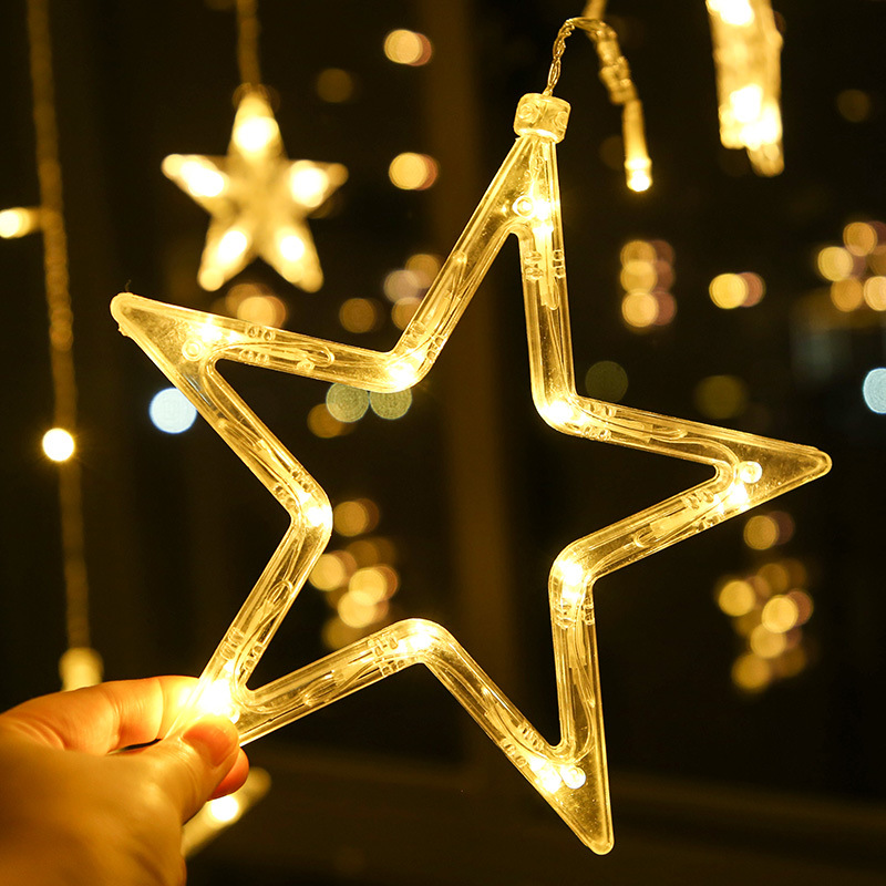 Lámpara de estrella Lámpara decorativa led Lámpara de estrella pentagonal