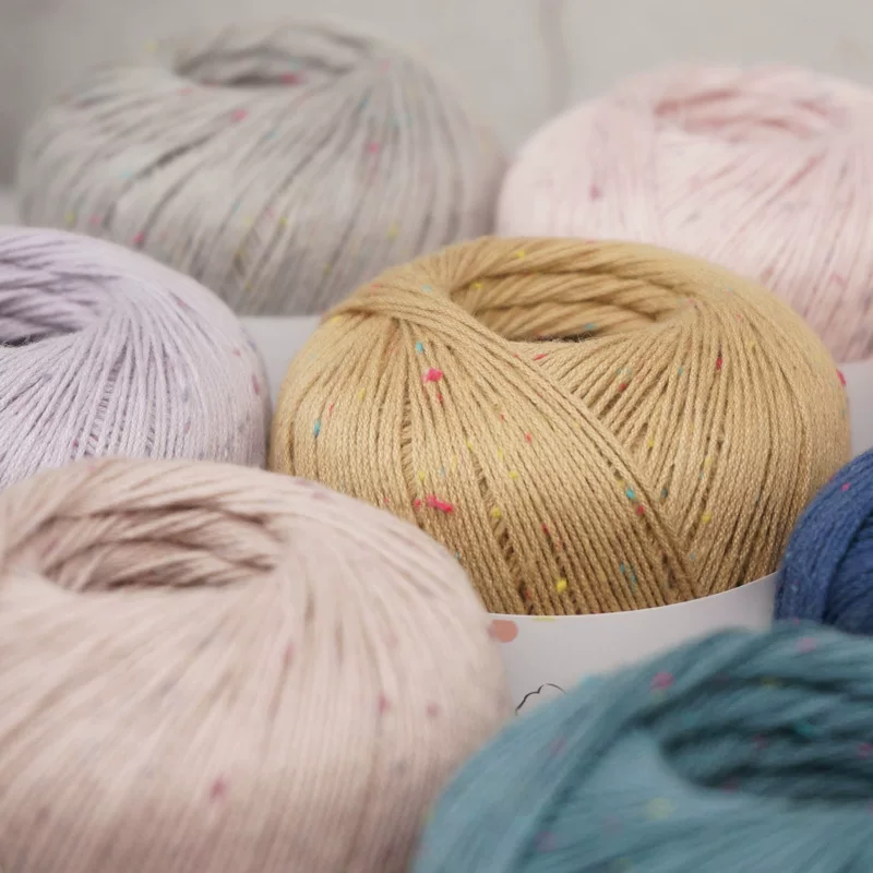 Cotton crochet handmade, woven organic needle