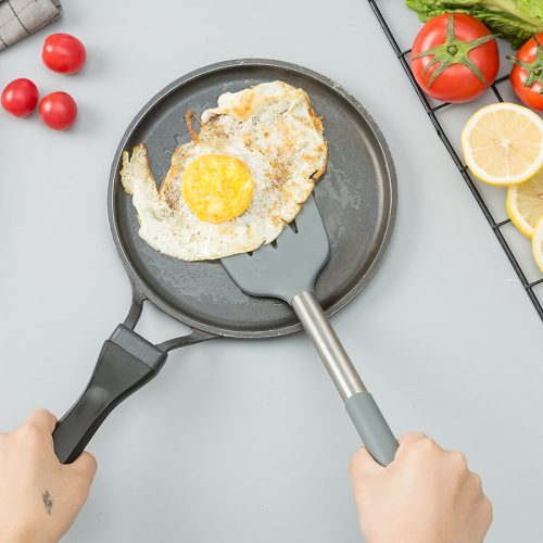 Amazon heat-resistant silicone spatula with wooden handle, cooking spatula, silicone kitchenware, spatula, egg beater, spoon, silicone kitchenware set