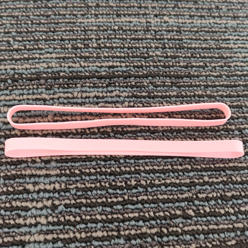 A05 # tipo de tira larga 200*10*1.5 caja de bridas de color de silicona correa de libro de unión elástica fuerte de silicona transfronteriza