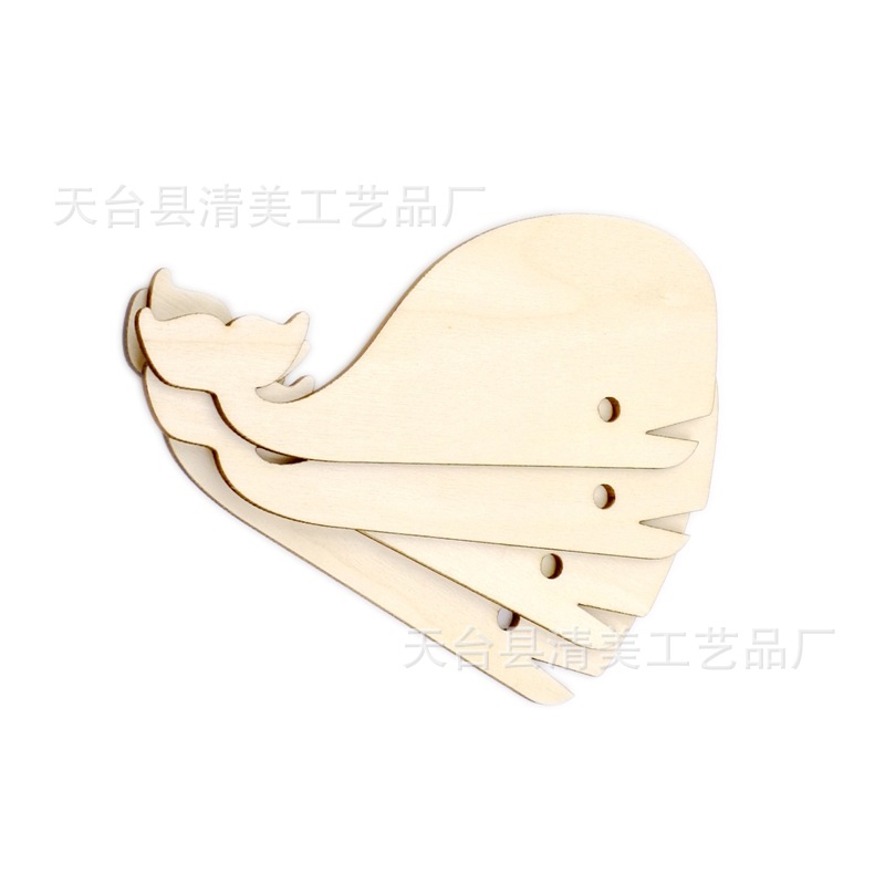 4 piezas de botones de madera de animales submarinos 24 piezas de madera decorativas de dibujos animados marinos