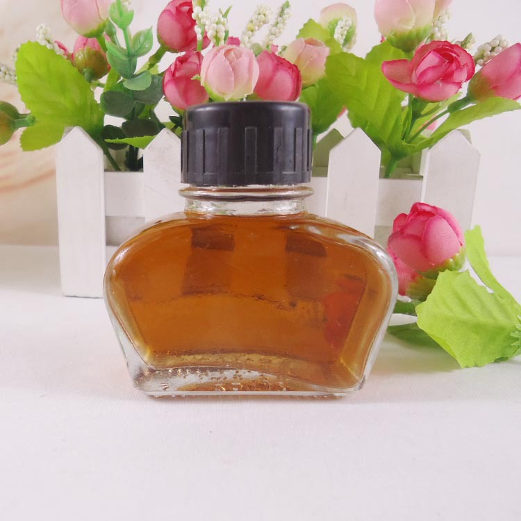 厂家直销透明50ml墨水玻璃瓶加厚小玻璃瓶子扁方形墨水瓶