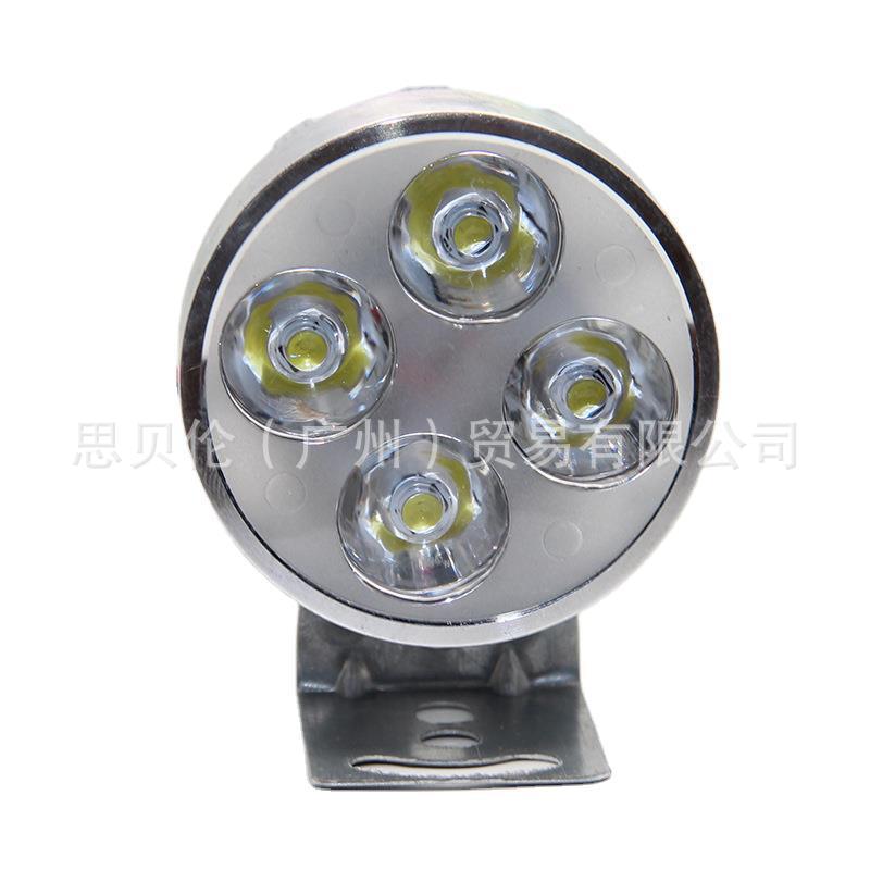 Luz eléctrica Super brillante LED motocicleta externa faro triciclo faro modificado proyector impermeable fuerte luz