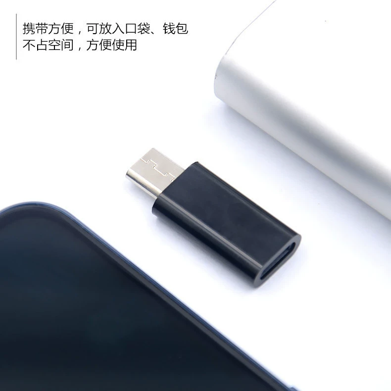 Подходит для Apple iPhon Mother to Android Micro Type C Rotary UN Converter Mobile Phone Converter