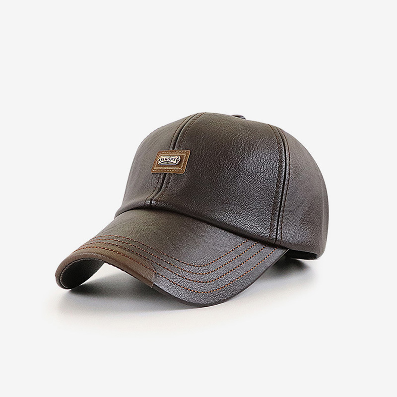 Autumn and Winter New Men's Baseball Caps Trendy European and American Fashion Simple Autumn and Winter Outing Baseball Caps