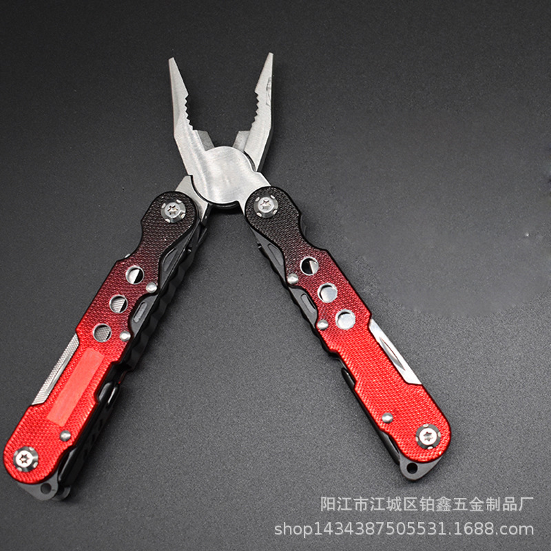 刮花多功能钳子 户外便携式折叠钳 多功能刀钳精致礼品耐用刀片