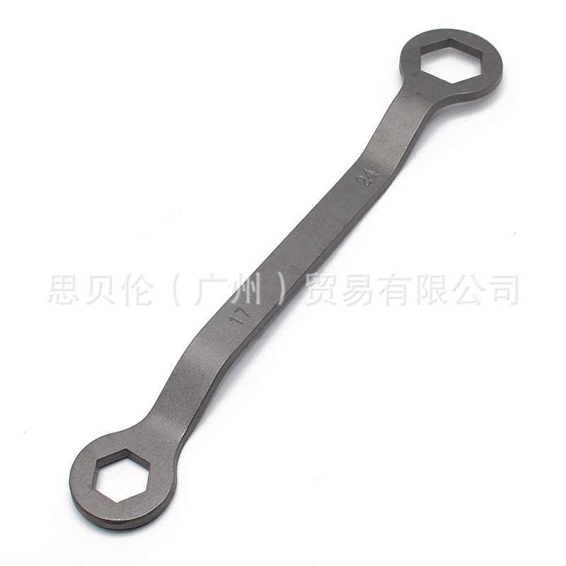 17-24 llave hexagonal de doble cabeza para la motocicleta herramienta de tornillo de aceite del motor de la motocicleta herramientas especiales de mantenimiento