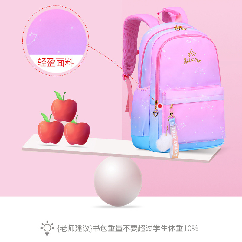 Sésamo bebé nuevo estudiante de la escuela primaria mochila dulce linda chica ligera impermeable los niños