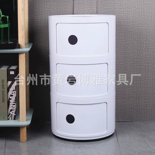 Mini small bedside cabinet simple modern bedroom corner cabinet storage cabinet multifunctional round storage cabinet