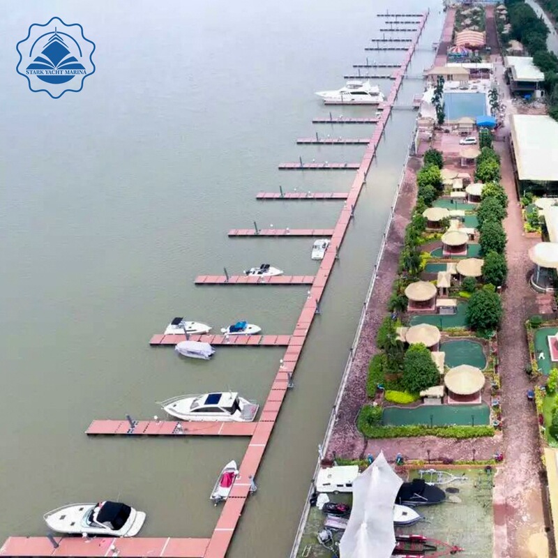 Yacht Dock Steel Structure Floating Boat Water Parking Landscape Floating Bridge Fishing Platform Human Plank Road