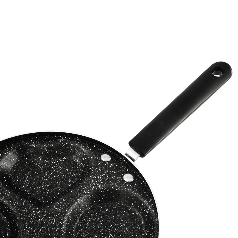 Four Kong Love Breakfast Frying Egg Home Pot Speed ​​Folding ​​Oks Pot Flat Denci